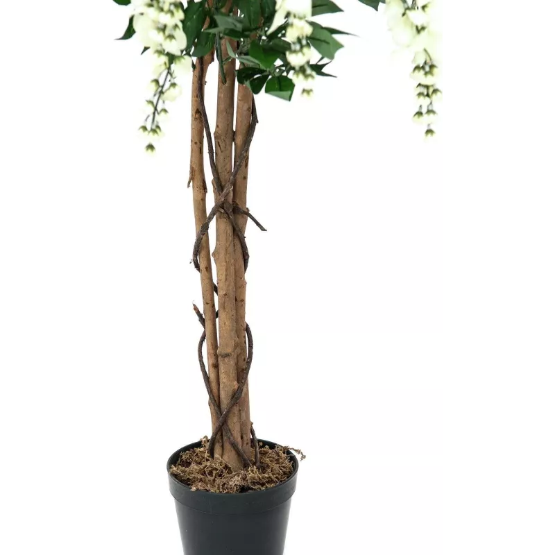EUROPALMS Pianta artificiale Goldregen, bianco, 150 cm (82507105)