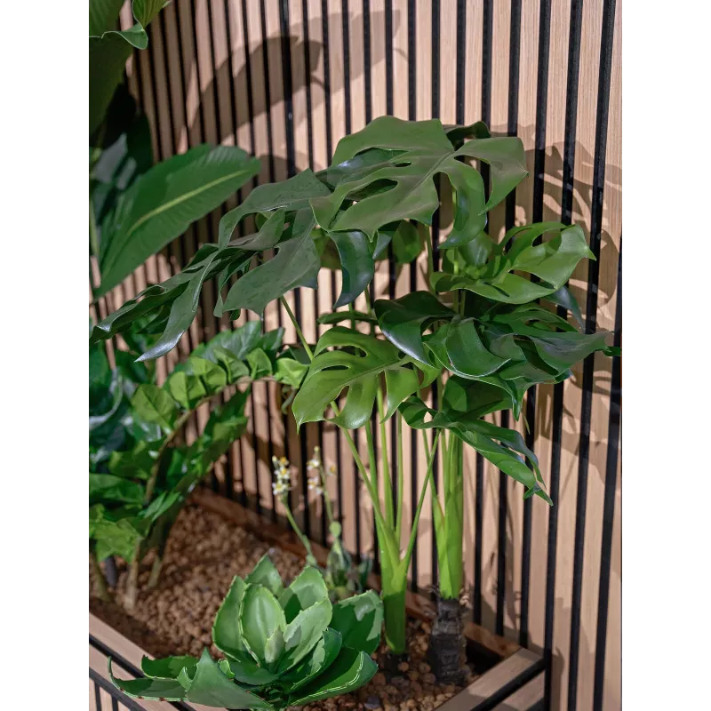 EUROPALMS Pianta artificiale Monstera deliciosa, 90 cm 82600220