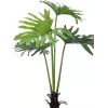 EUROPALMS Pianta artificiale Philodendron Split-Leaf, 120 cm 82600222