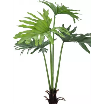 EUROPALMS Pianta artificiale Philodendron Split-Leaf, 120 cm 82600222