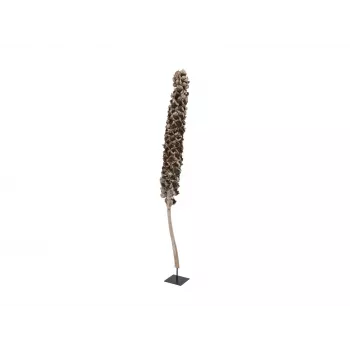 EUROPALMS Cacho Coco Palma da cocco artificiale, 120-190 cm, tronco in legno vero, 12 fronde, indoor 83502349