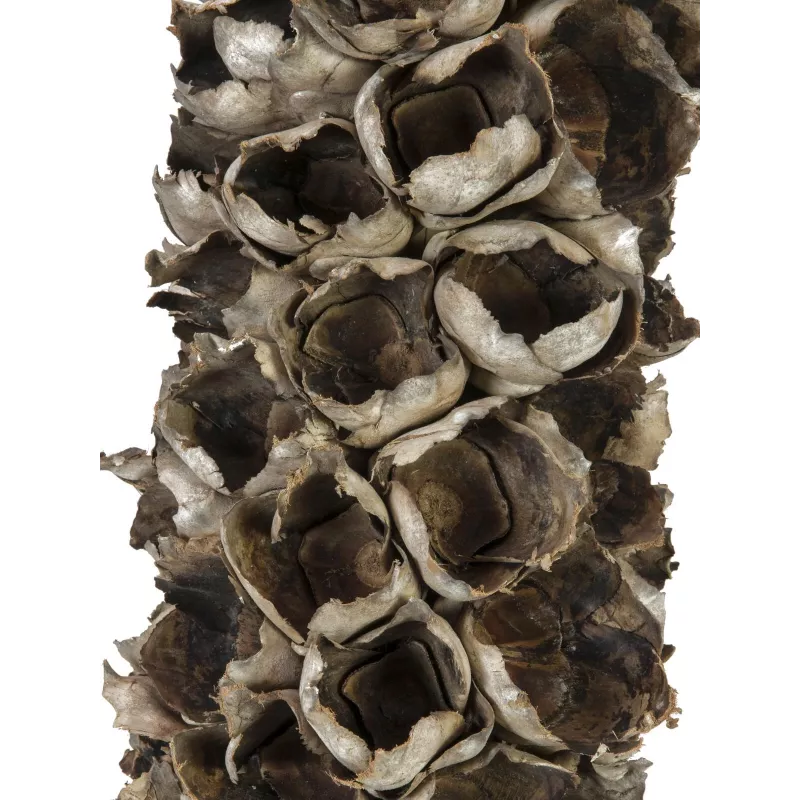 EUROPALMS Cacho Coco Palma da cocco artificiale, 120-190 cm, tronco in legno vero, 12 fronde, indoor 83502349