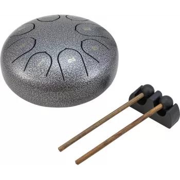 DIMAVERY TD-8 Steel Tongue Drum, argento (26058339)