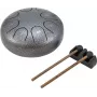 DIMAVERY TD-8 Steel Tongue Drum, argento (26058339)