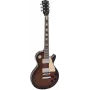 DIMAVERY LP-700 Chitarra elettrica, Flamed Brown 26219389