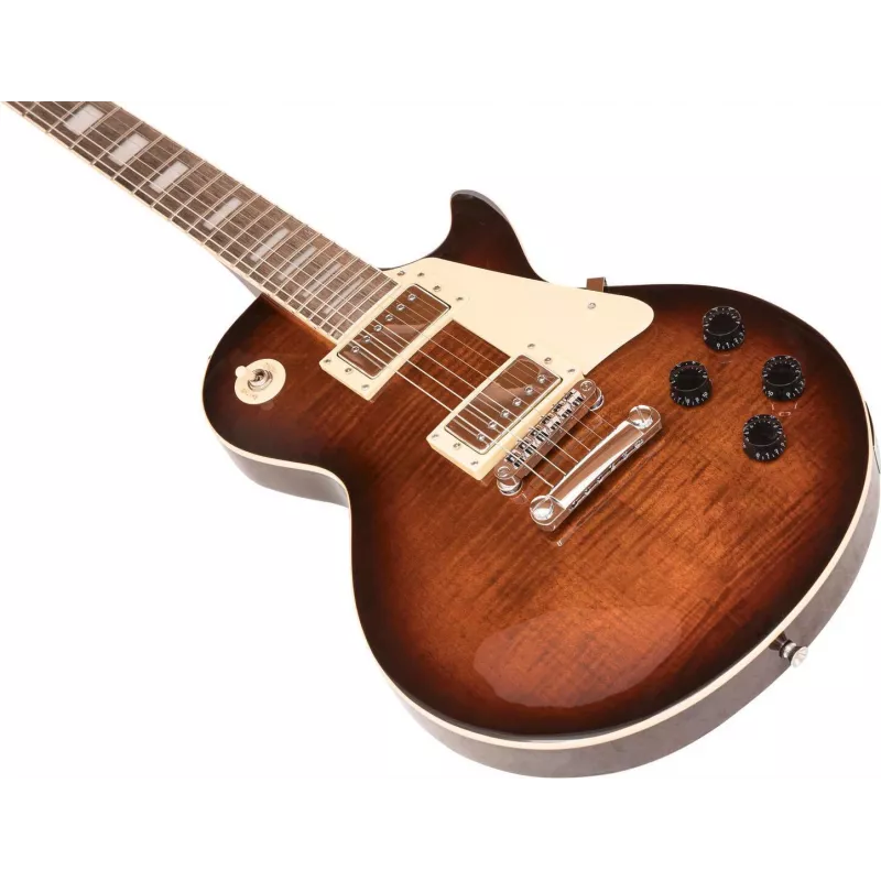 DIMAVERY LP-700 Chitarra elettrica, Flamed Brown 26219389