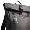 TROIKA ANONYMUS Porta-bagaglio con sportello copri-dati, metallo cromato, argento LTG26/MA