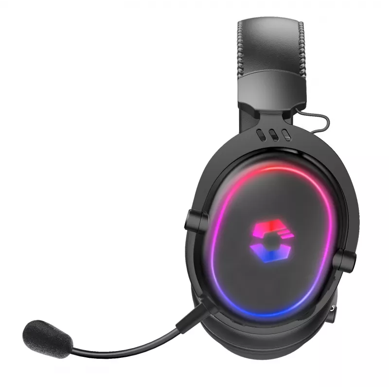 SPEEDLINK CONUX Headset gaming stereo wireless RGB – per PC/PS5/PS4/Xbox Series X/S/Switch2/Switch/OLED/Lite, nero (SL-860101-BK)