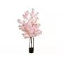 EUROPALMS Albero di ciliegio in fiore artificiale con 3 tronchi, rosa, 160cm 82507834