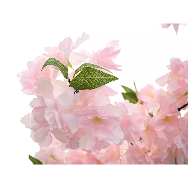 EUROPALMS Albero di ciliegio in fiore artificiale con 3 tronchi, rosa, 160cm 82507834