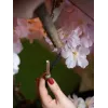 EUROPALMS Albero di ciliegio in fiore artificiale con 3 tronchi, rosa, 160cm 82507834