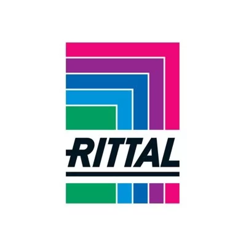 Rittal Piastra flangiata modulare, preforatura metrica, plastica, grigio chiaro 2561200