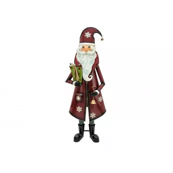 EUROPALMS Figura metallica Babbo Natale rosso 150 cm 83314903