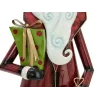EUROPALMS Figura metallica Babbo Natale rosso 150 cm 83314903