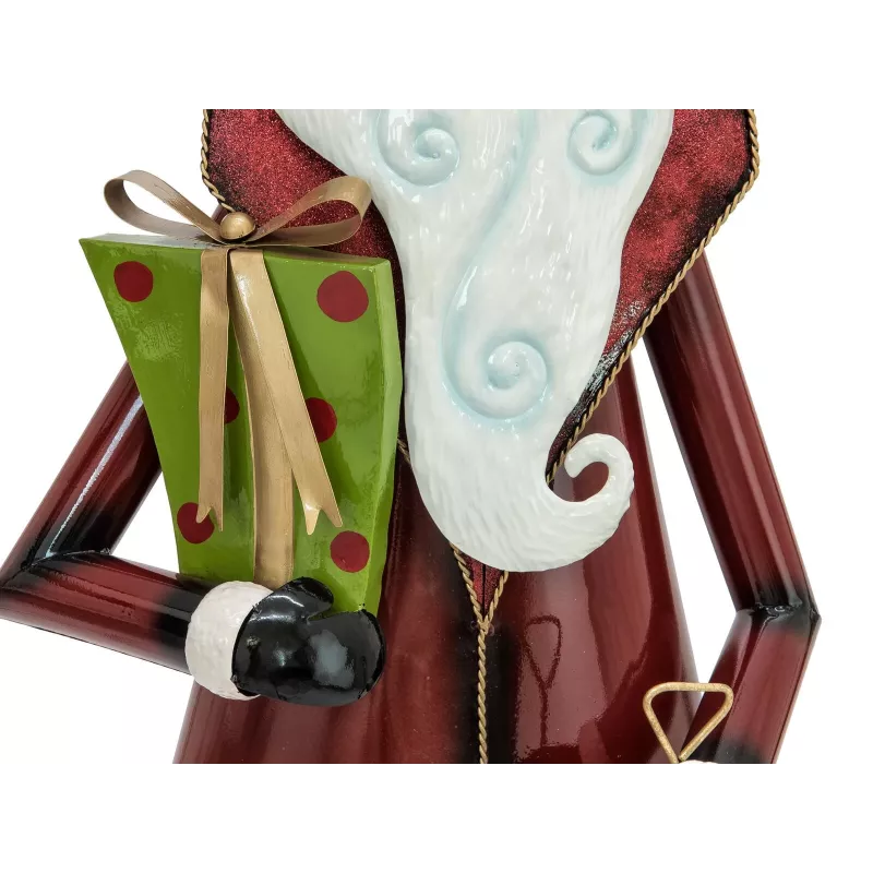 EUROPALMS Figura metallica Babbo Natale rosso 150 cm 83314903