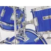 Dimavery JDS-305 Batteria per bambini blu con piatti e pedale della grancassa