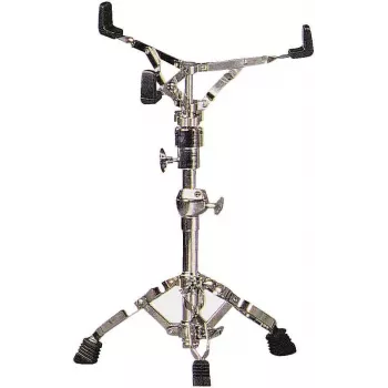 Dimavery SDS-502 Supporto per rullante, gambe a doppia traversa, cromato, altezza 470-650 mm, adatto per rullanti da 10-14 pollici 26032100