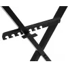 DIMAVERY SL-4 Supporto per tastiera a X in acciaio nero 26702063