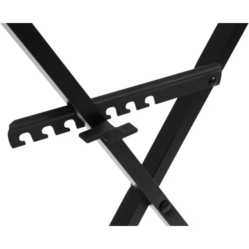 DIMAVERY SL-4 Supporto per tastiera a X in acciaio nero 26702063