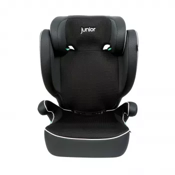 Petex Basic 1500 seggiolino rialzo per bambini nero HDPE ECE R129 i-Size 100-150 cm rivolto in avanti