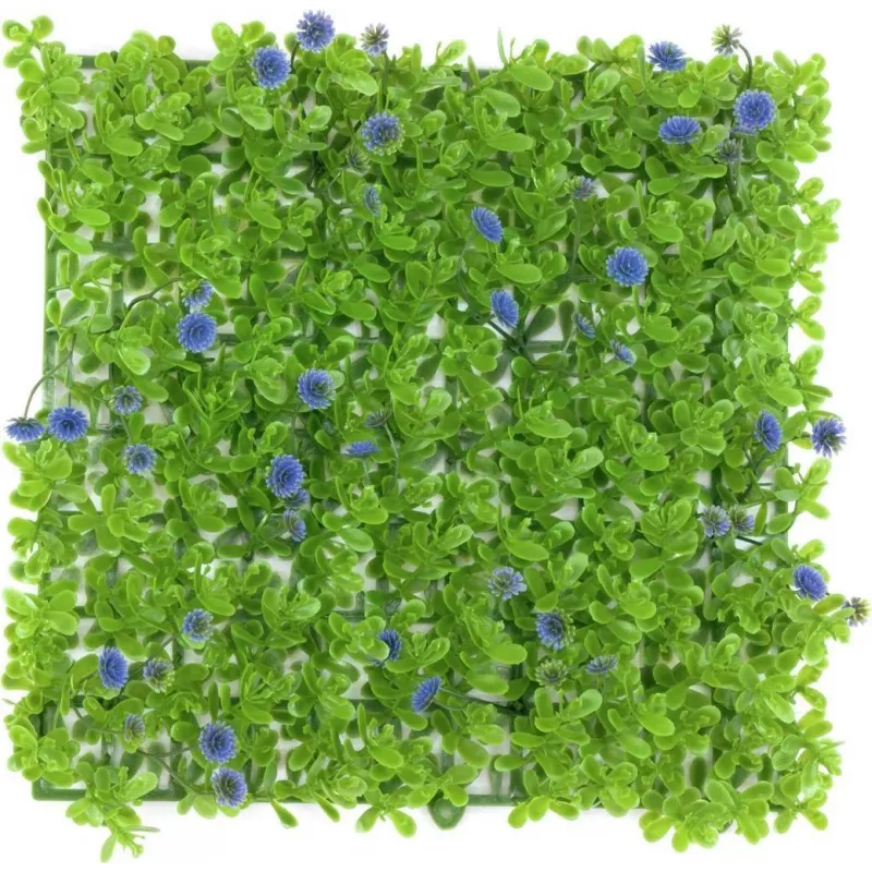 EUROPALMS stuoia di bosso artificiale, verde-viola, 25x25cm 82600088