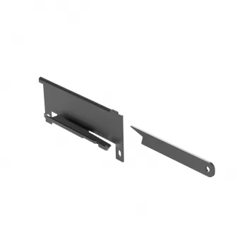 Kindermann supporto a parete per CablePort Desk² 60, acciaio nero 5002000602