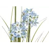 EUROPALMS pianta artificiale erba Allium, blu, 120 cm 82600168