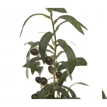 EUROPALMS Olivo artificiale, 68 cm, foglie verdi, vaso nero 82506421
