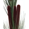 EUROPALMS Cannuccia artificiale con spighe, verde scuro, 152 cm 82505854