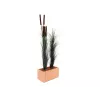 EUROPALMS Cannuccia artificiale con spighe, verde scuro, 152 cm 82505854