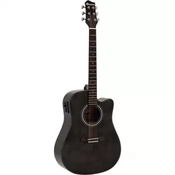 Dimavery STW-90 Chitarra acustica dreadnought, vintage black 26245082