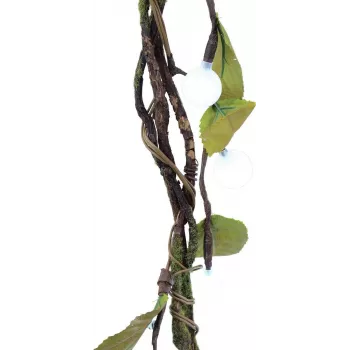EUROPALMS Ghirlanda di mirto di palude con LED, bianca, 180 cm 83330308