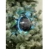 EUROPALMS Palla di neve LED 8 cm, nera, confezione da 5 (83501236)