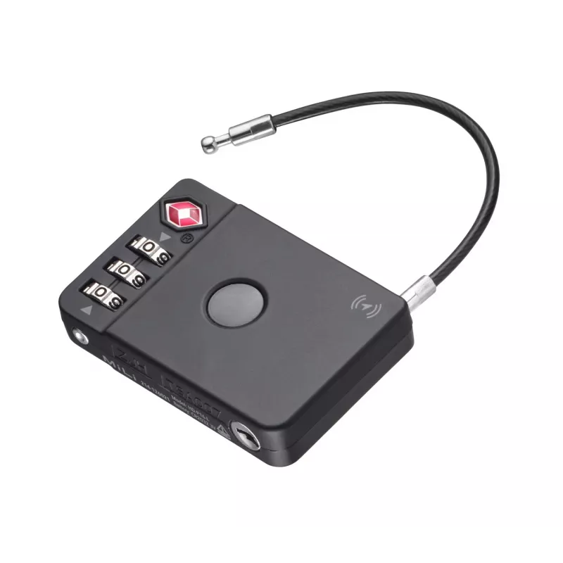 TROIKA Lucchetto per valigia TSA con combinazione numerica TRACK & FIND LOCK (LOK26/BK) – nero