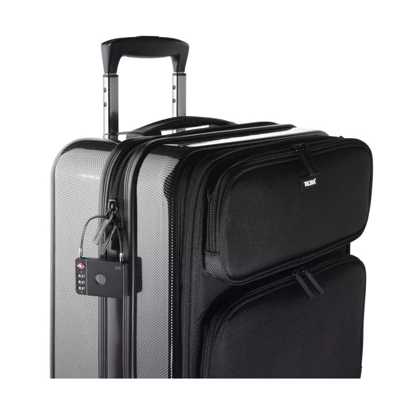 TROIKA Lucchetto per valigia TSA con combinazione numerica TRACK & FIND LOCK (LOK26/BK) – nero