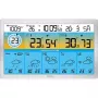 Technoline WD2500 Stazione meteo wireless con sensore esterno, controllo tramite app WLAN, supporta fino a 3 sensori, display a colori