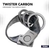 TROIKA TWISTER CARBON portachiavi (KRG649/CB)
