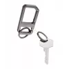 TROIKA ALVAR NERO Portachiavi con moschettone, gunmetal/nero (KR26-05/GM)