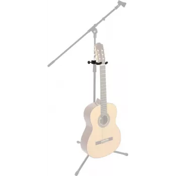 DIMAVERY Supporto per chitarra adattatore per asta microfono, nero 26348028