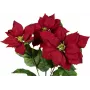 EUROPALMS Cespuglio di stella di Natale artificiale, rosso, 50 cm 83500439