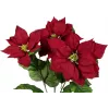 EUROPALMS Cespuglio di stella di Natale artificiale, rosso, 50 cm 83500439