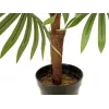 EUROPALMS Palma a ventaglio pianta artificiale, 88 cm, verde, vaso nero 82509301