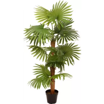 EUROPALMS Palma a ventaglio pianta artificiale 130 cm 82509302