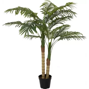 EUROPALMS Palma areca, a 2 fusti, pianta artificiale, 120 cm (82509410)