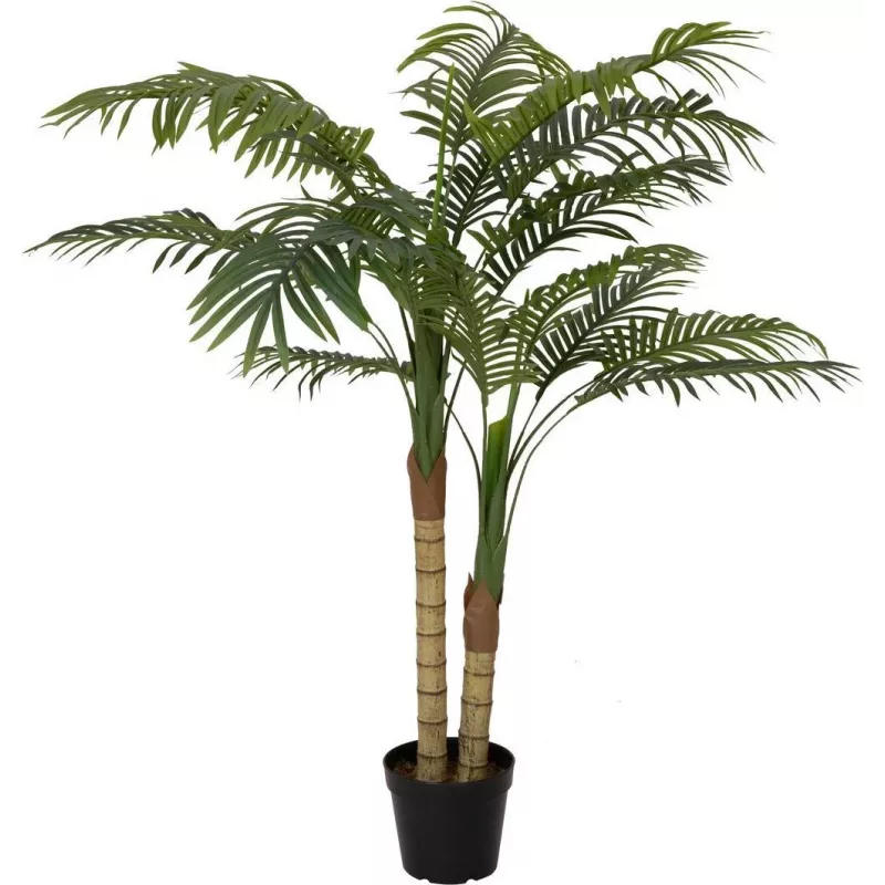 EUROPALMS Palma areca, a 2 fusti, pianta artificiale, 120 cm (82509410)