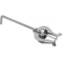 DIMAVERY Lira da marcia per tromba, metallo nichelato, fissaggio a morsetto, argento 26600540