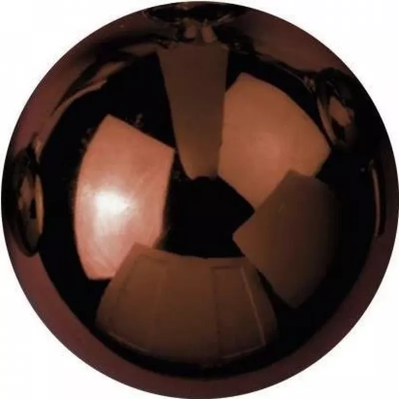 EUROPALMS sfera decorativa 3,5 cm, marrone, lucida, 48 pezzi (8350129V)
