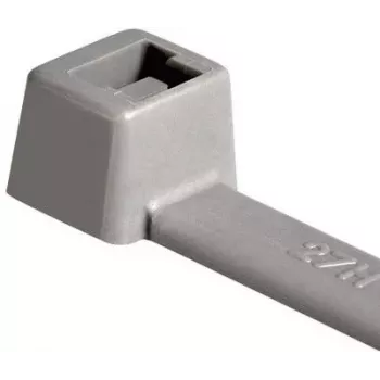 HellermannTyton 116-01818 fascette in poliammide grigie, 100 mm x 2,5 mm, fascio 22 mm, confezione da 100