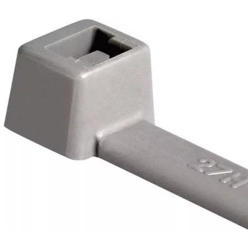 HellermannTyton 116-01818 fascette in poliammide grigie, 100 mm x 2,5 mm, fascio 22 mm, confezione da 100