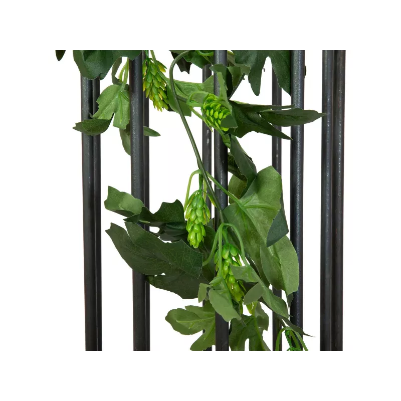 EUROPALMS ghirlanda di luppolo artificiale, 170 cm, verde con pigne marroni 82501869